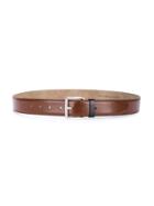 Ami Alexandre Mattiussi Classic Belt, Men's, Size: 90, Brown, Leather/nubuck Leather