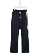 Givenchy Kids Side-stripe Track Trousers - Blue