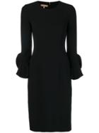 Michael Kors Collection Long-sleeve Fitted Dress - Black