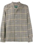 Gitman Vintage Houndstooth Camp Shirt - Black