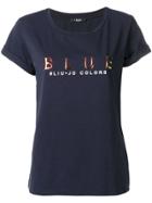 Liu Jo Logo Print T-shirt - Blue