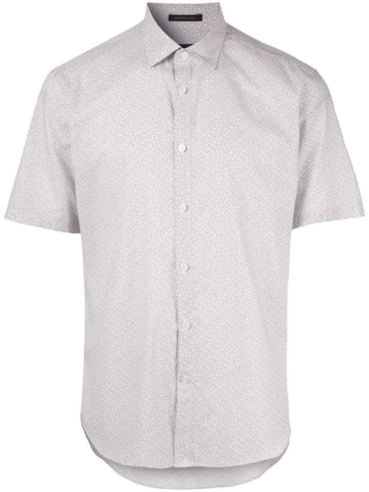 D'urban Micro Pattern Shirt - White