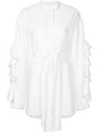 Ellery Paddy Ruffle Shirt - White