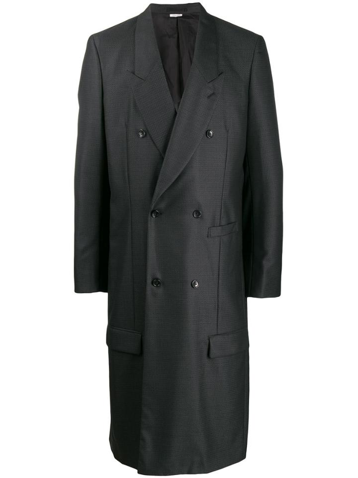 Comme Des Garçons Homme Plus Long Boxy Fit Coat - Grey