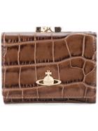 Vivienne Westwood Croco Embossed Wallet - Brown