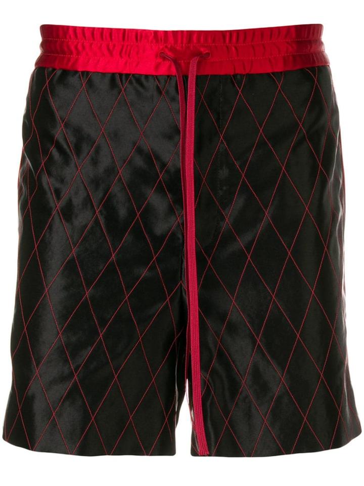 Gucci Logo Tape Track Shorts - Black