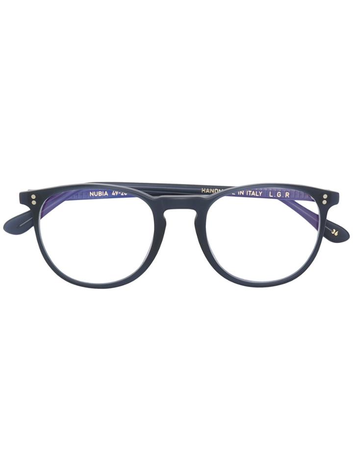 L.g.r Oval Frame Glasses - Grey