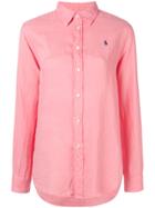 Polo Ralph Lauren Longsleeved Shirt - Pink & Purple