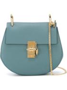 Chloé - Drew Shoulder Bag - Women - Leather - One Size, Blue, Leather