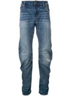 G-star Raw Research Faded Straight Leg Jeans - Blue