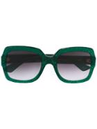 Gucci Eyewear - Glitter Optyl Template Sunglasses - Women - Acetate - 54, Green, Acetate