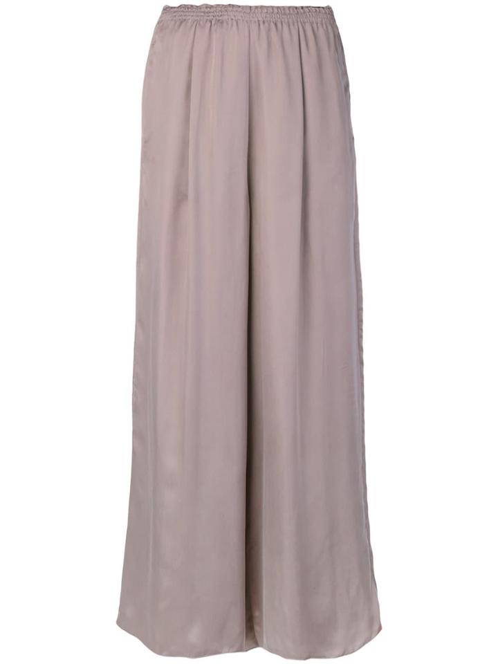 Forte Forte Elasticated Waistband Wide-legged Trousers - Pink