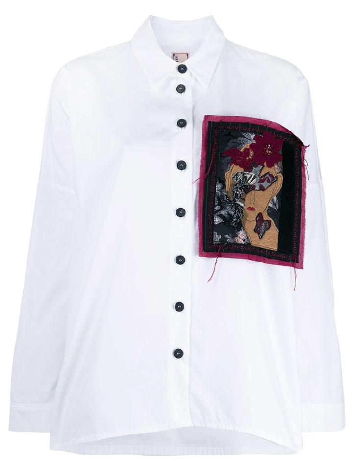 Antonio Marras Loose-fit Patched Shirt - White