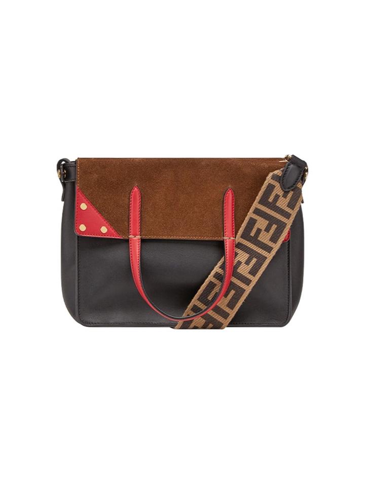 Fendi Small Fendi Flip Tote Bag - Black