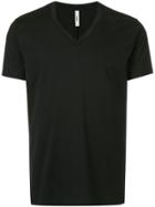 Attachment Classic Fitted V-neck T-shirt - Black