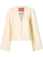 Solace London Oversized Jacket - Nude & Neutrals