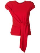 Chalayan Tie-front Blouse - Red