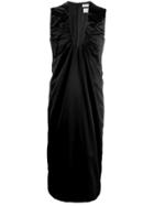 Bottega Veneta Sleeveless Ruched Dress - Black