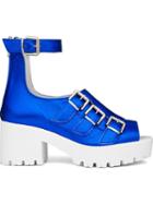 Swear Olga 1 Sandals, Women's, Size: 36, Blue, Leather/rubber