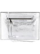 Regan Clutch - Women - Leather - One Size, Grey, Leather, Rebecca Minkoff
