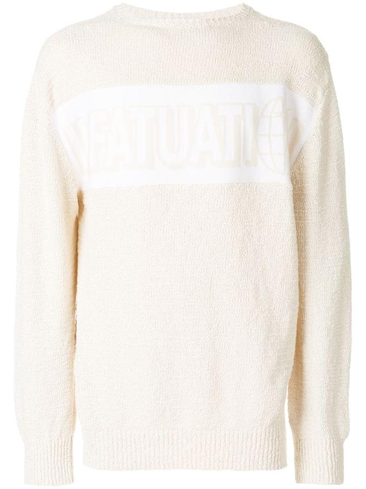 Stella Mccartney Slogan Back Sweater - Neutrals