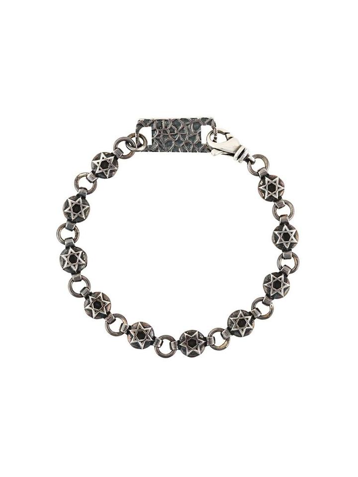 King Baby 'star Of David' Bracelet, Men's, Metallic