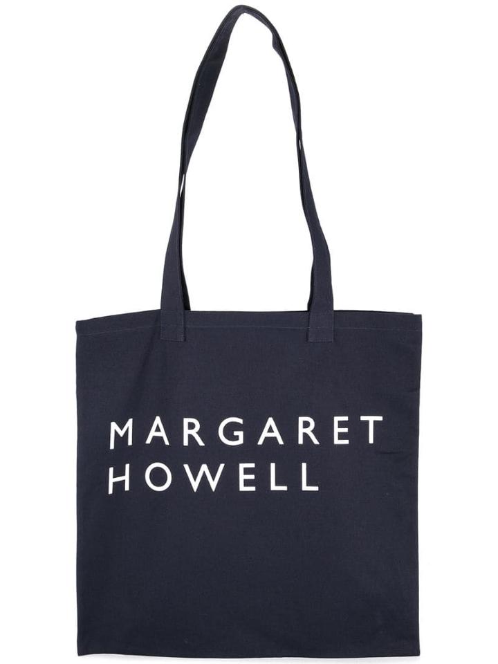 Margaret Howell Logo Shopper Tote - Blue