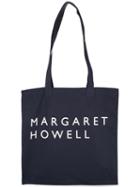 Margaret Howell Logo Shopper Tote - Blue