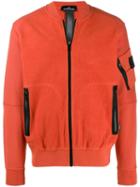 Stone Island Shadow Project Zipped Sweatshirt Jacket - Orange