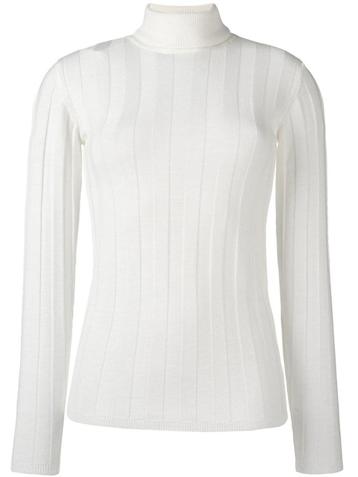 Lala Berlin High Neck Jumper - White
