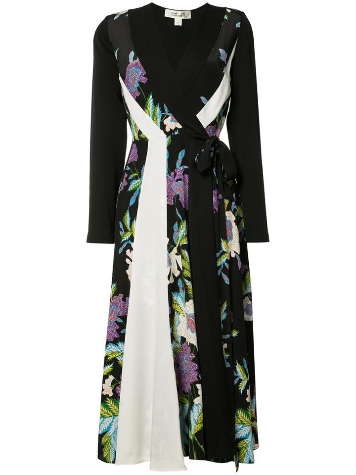 Diane Von Furstenberg Penelope Dress, Women's, Size: 6, Black, Silk