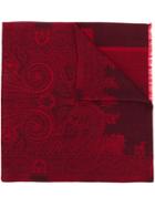 Etro Paisley Pattern Scarf - Red