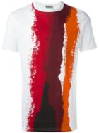 Dior Printed T-shirt, Men's, Size: Medium, White, Cotton
