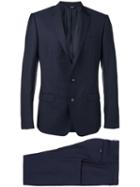 Dolce & Gabbana Formal Suit, Men's, Size: 50, Blue, Virgin Wool/viscose/cupro/acetate