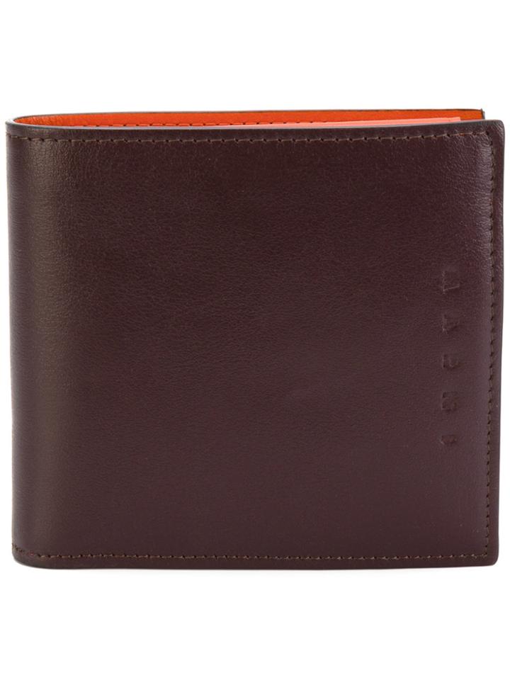 Marni Small Colour Block Wallet - Brown
