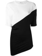 Jil Sander Contrast Top, Women's, Size: Medium, Black, Cotton/spandex/elastane