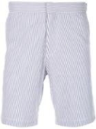 Orlebar Brown Pinstripe Bermuda Shorts - Blue