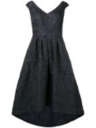 Ralph Lauren Brocade Midi Dress - Black