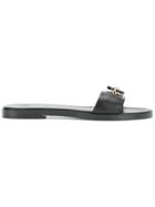 Versace Medusa Slip-on Slides - Black
