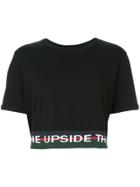 The Upside Logo Banded Tee - Black