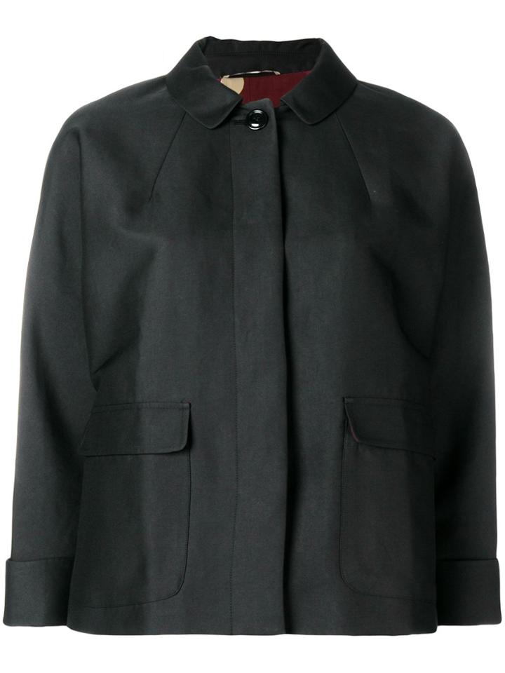 Bellerose Cropped Boxy Coat - Black