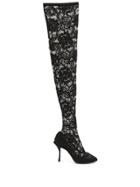 Dolce & Gabbana Lace Overlay Pumps - Black