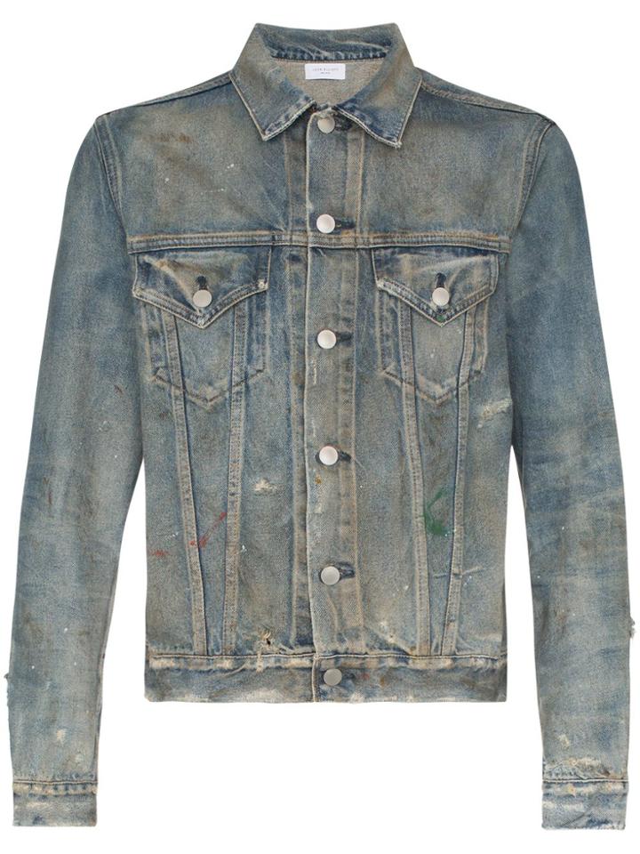 John Elliott Terrain Denim Jacket - Blue