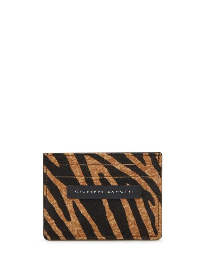 Giuseppe Zanotti Albert Wild Cardholder - Brown