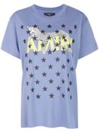 Amiri Star Leopard Print T-shirt - Blue