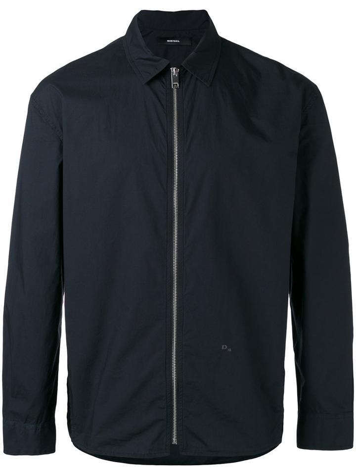 Diesel - Snigel Shirt Jacket - Men - Cotton - Xl, Black, Cotton