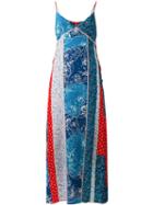 Hilfiger Collection - Printed Maxi Dress - Women - Silk/polyester - 2, Blue, Silk/polyester