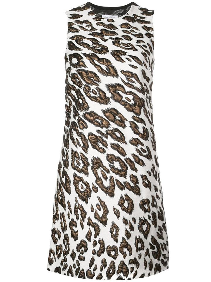 Oscar De La Renta Textured Shift Dress - Neutrals