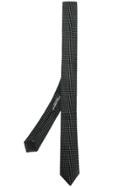Dolce & Gabbana Dotted Narrow Tie - Black