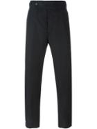 Ann Demeulemeester Tapered Trousers, Men's, Size: M, Black, Ramie/silk/cotton